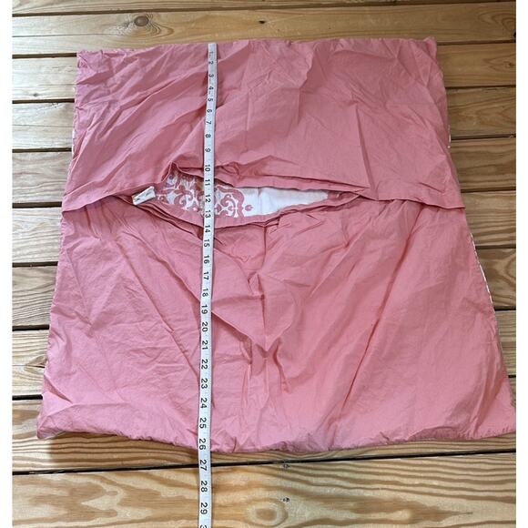 West Elm Set of 2 Pillow Covers Shams Size 26x24 Pink - Picture 6 of 7